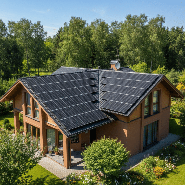 התקנת פאנלים סולאריים על הגג: החזר השקעה וסביבה ירוקה